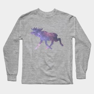 Galaxy Elk Long Sleeve T-Shirt